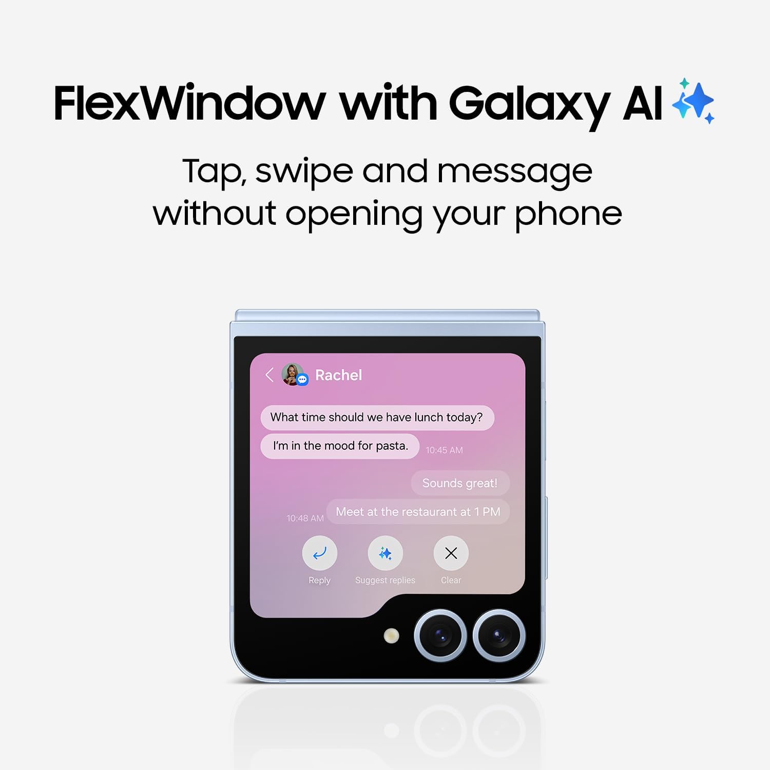 Samsung Galaxy Z Flip6 256 GB - Unlocked manufacturer media candidate