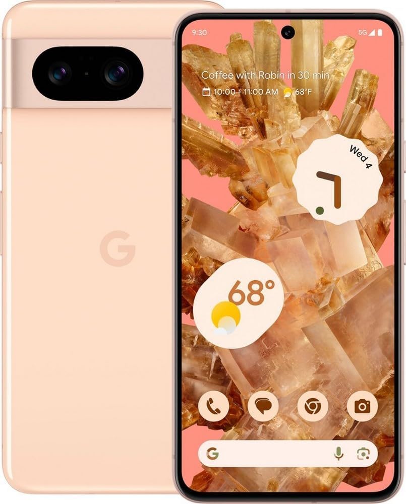 Google Pixel 8 128 GB - Unlocked - Rose manufacturer media candidate