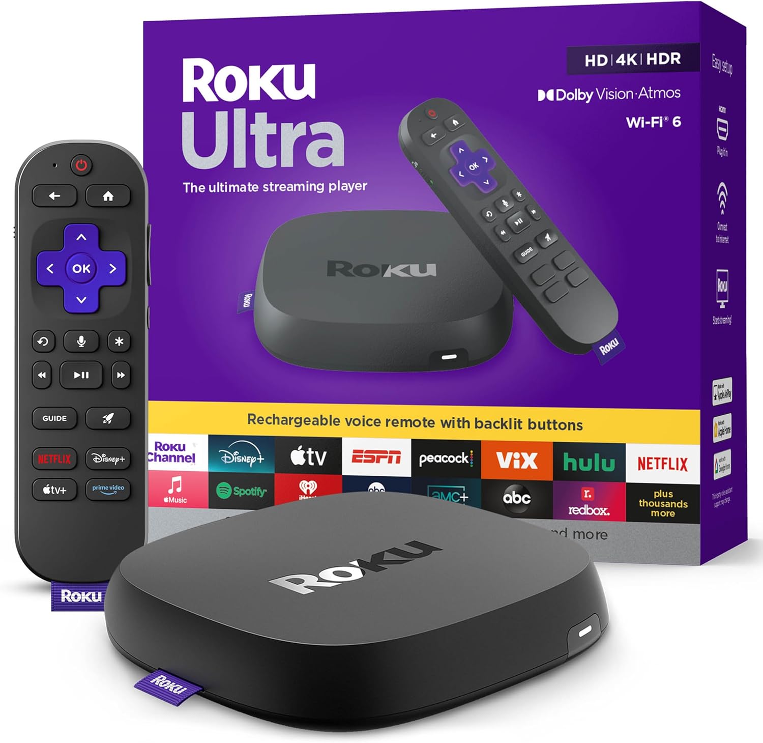 Roku Ultra 4K Streaming Player manufacturer media candidate